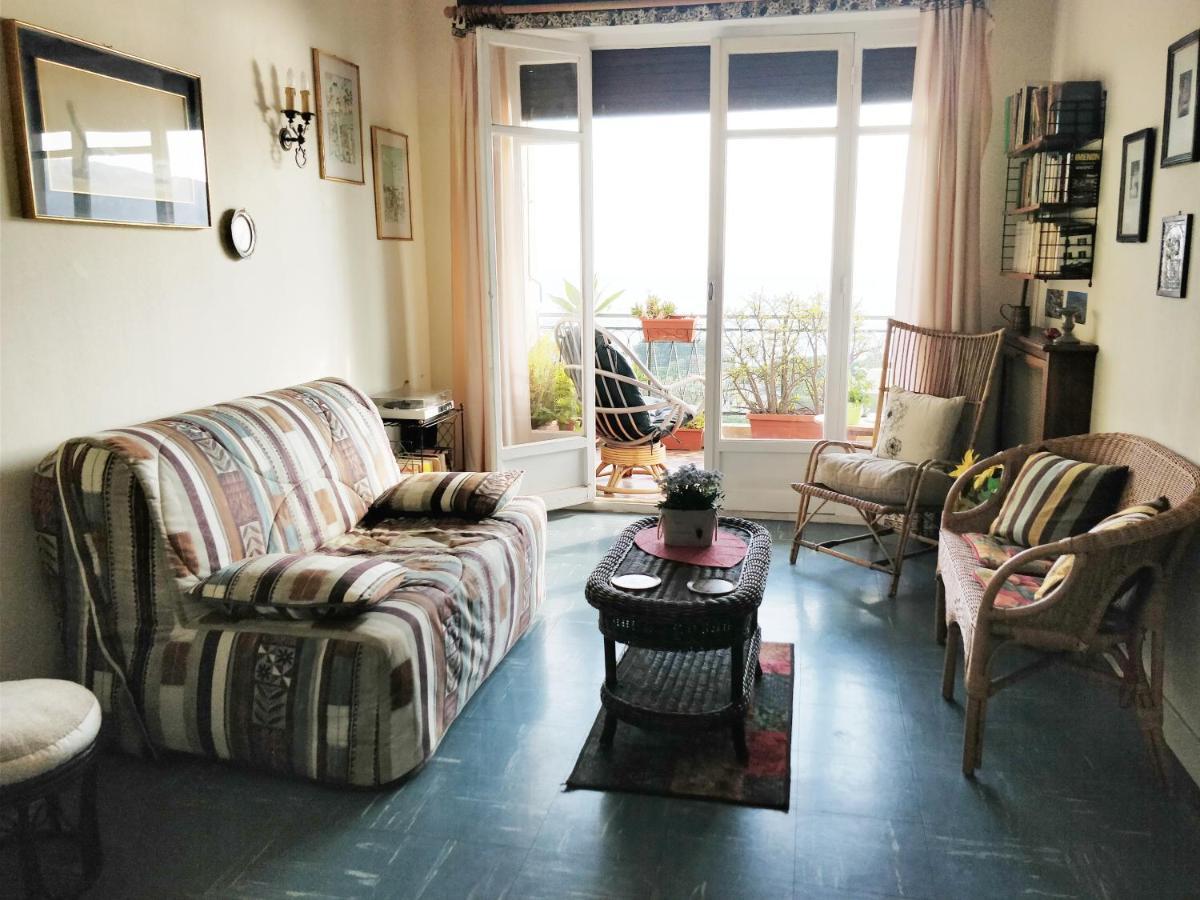 Vintage Flat On Villefranche Bay - Free Car Park Kültér fotó